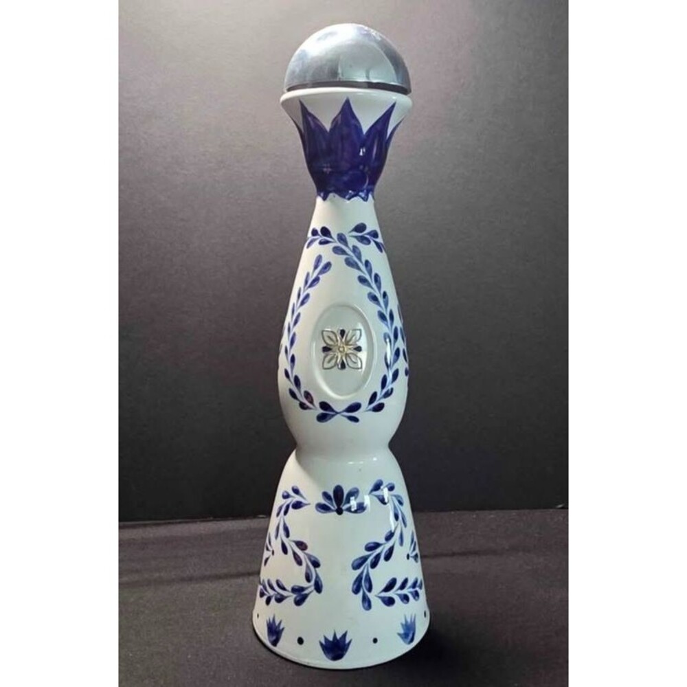 Empty Clase Azul Bottle, Hand-Painted Talavera Carafe 750ml